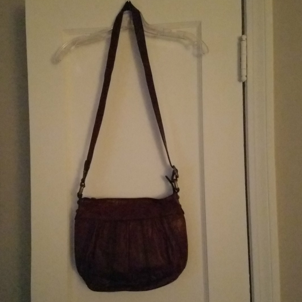Fossil Leather Crossbody Bag